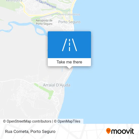 Rua Cometa map