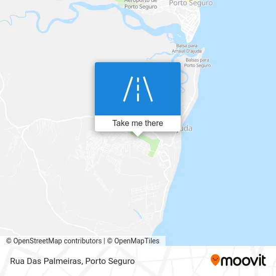 Rua Das Palmeiras map