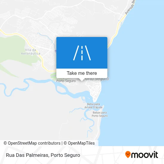 Rua Das Palmeiras map