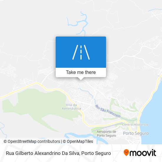 Mapa Rua Gilberto Alexandrino Da Silva