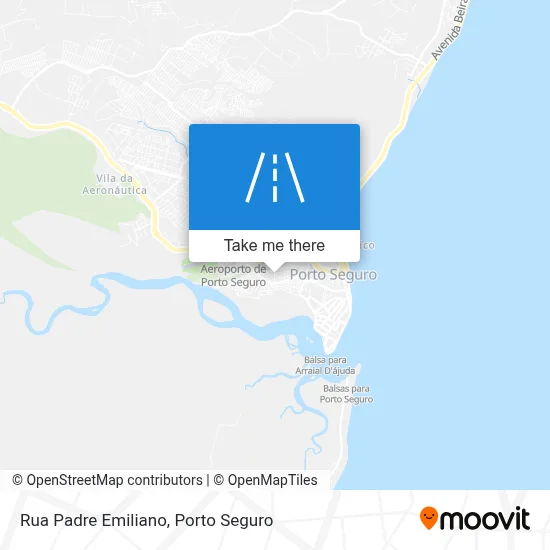 Rua Padre Emiliano map