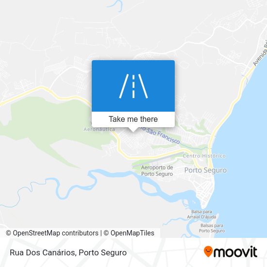 Rua Dos Canários map