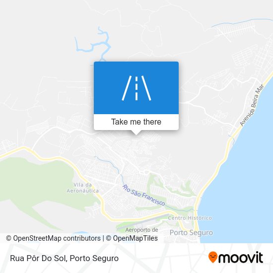 Rua Pôr Do Sol map