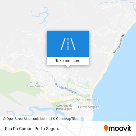 Mapa Rua Do Campo