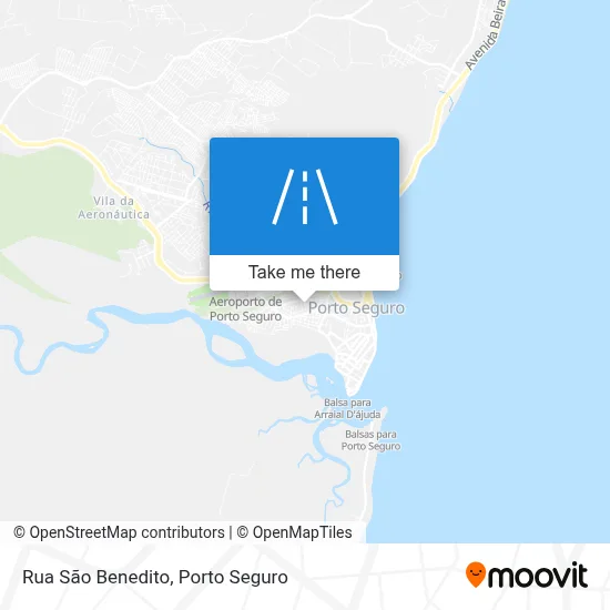 Rua São Benedito map