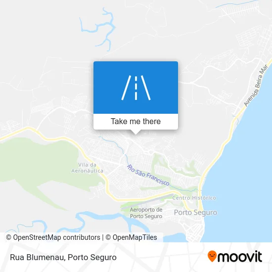 Rua Blumenau map