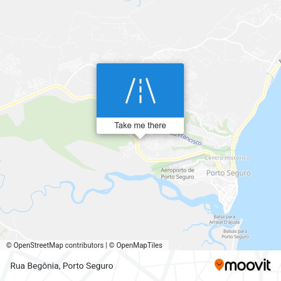 Rua Begônia map
