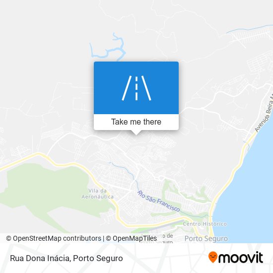 Mapa Rua Dona Inácia