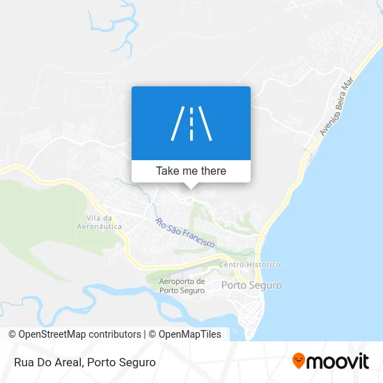 Rua Do Areal map