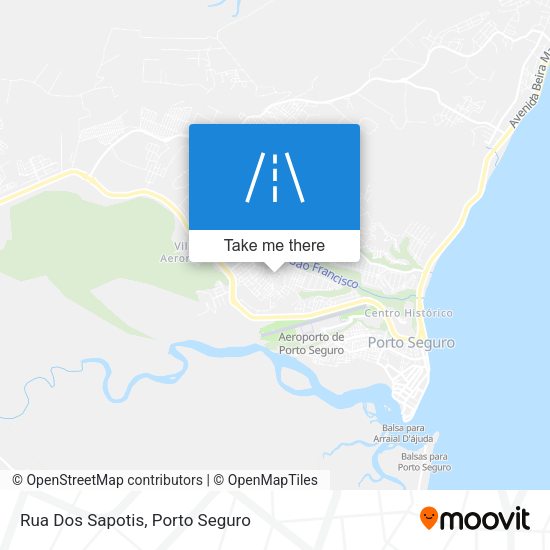 Rua Dos Sapotis map