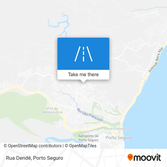 Rua Dendê map