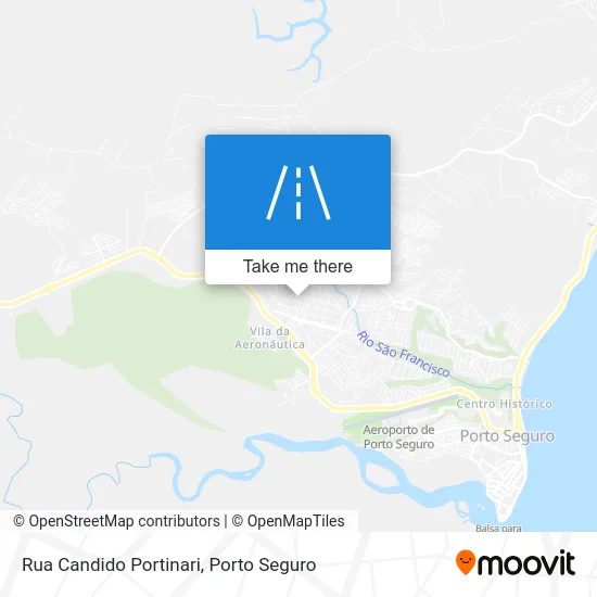 Rua Candido Portinari map