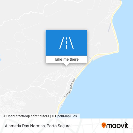 Alameda Das Normas map