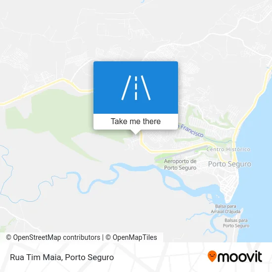 Rua Tim Maia map