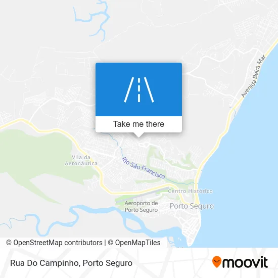 Rua Do Campinho map