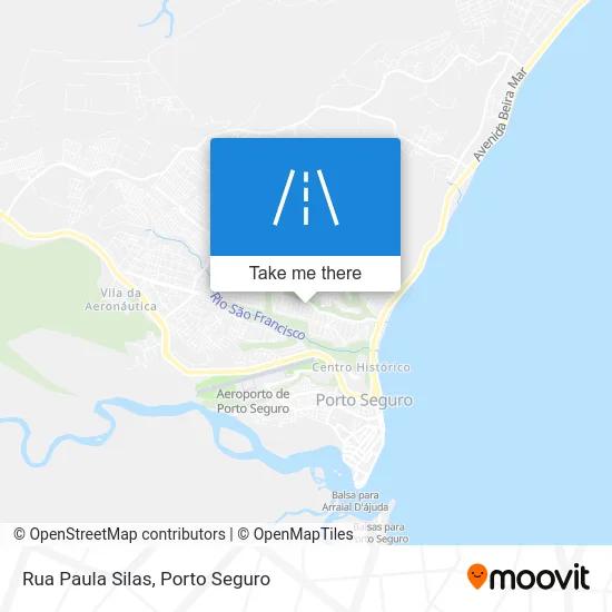 Rua Paula Silas map
