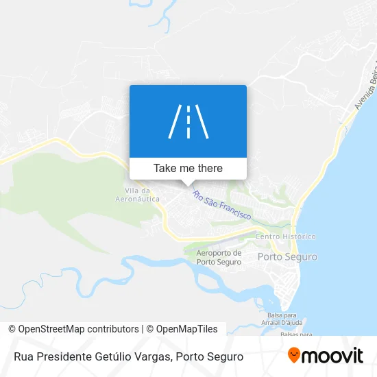 Rua Presidente Getúlio Vargas map
