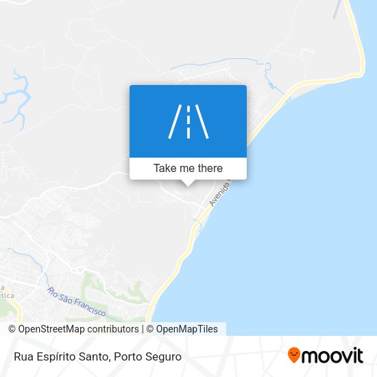 Rua Espírito Santo map