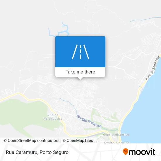 Rua Caramuru map
