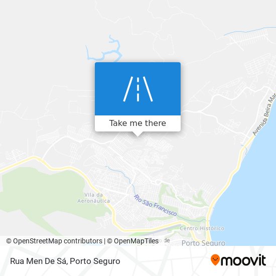 Mapa Rua Men De Sá