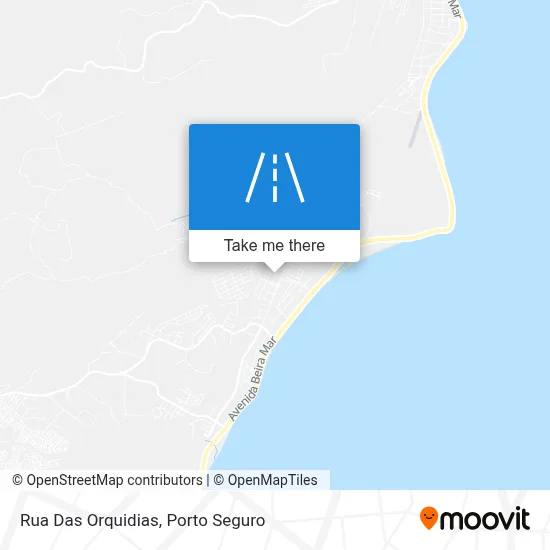 Rua Das Orquidias map