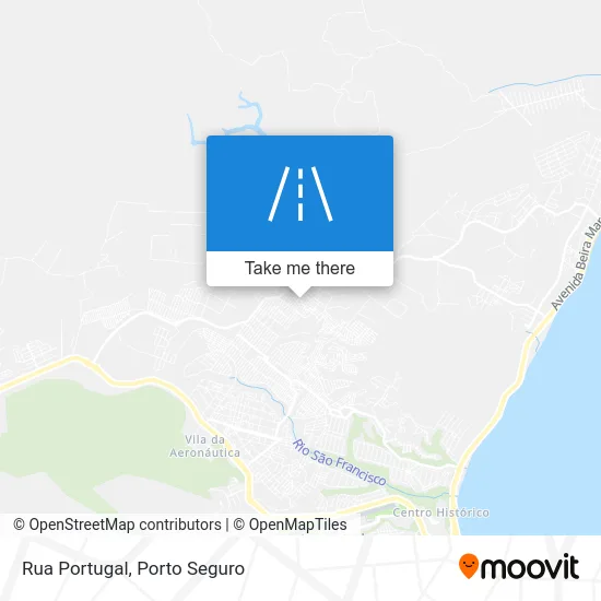 Rua Portugal map