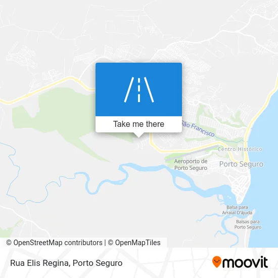 Rua Elis Regina map