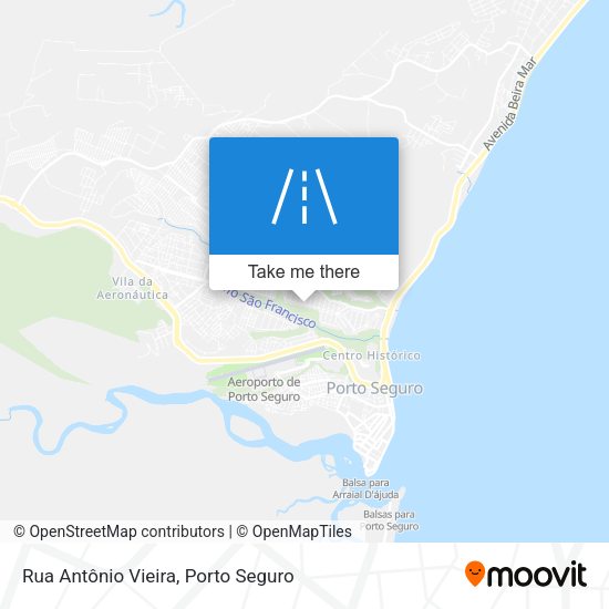 Rua Antônio Vieira map