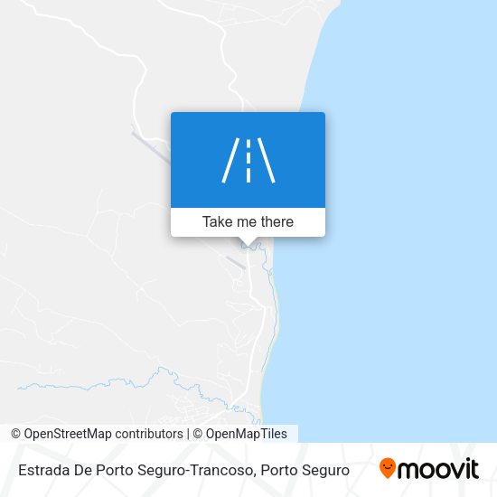 Estrada De Porto Seguro-Trancoso map