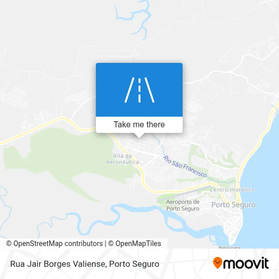 Rua Jair Borges Valiense map