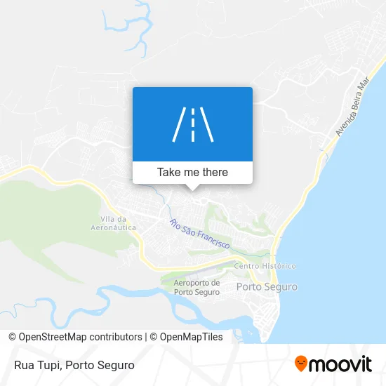 Rua Tupi map