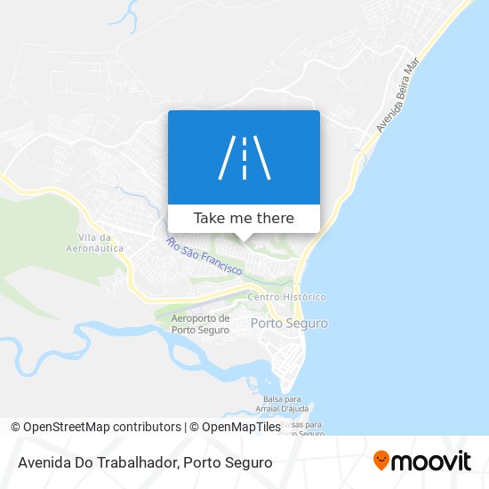 Mapa Avenida Do Trabalhador