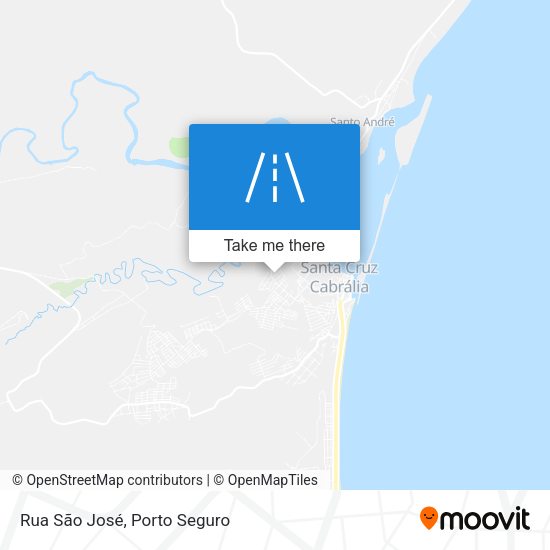 Rua São José map