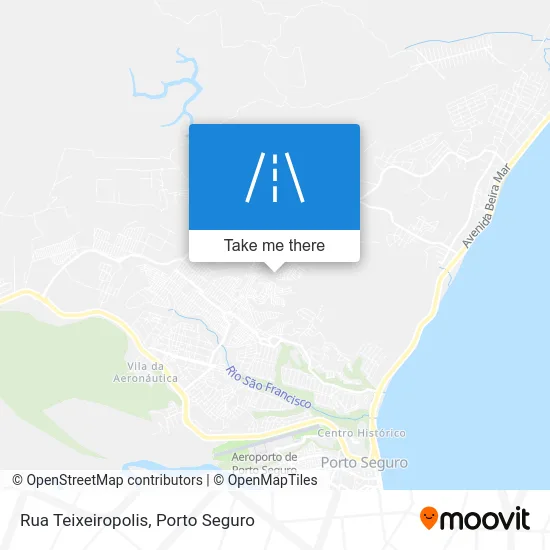 Rua Teixeiropolis map