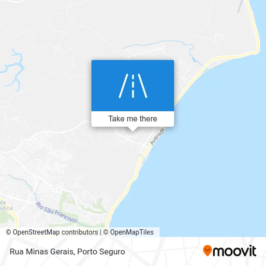 Rua Minas Gerais map