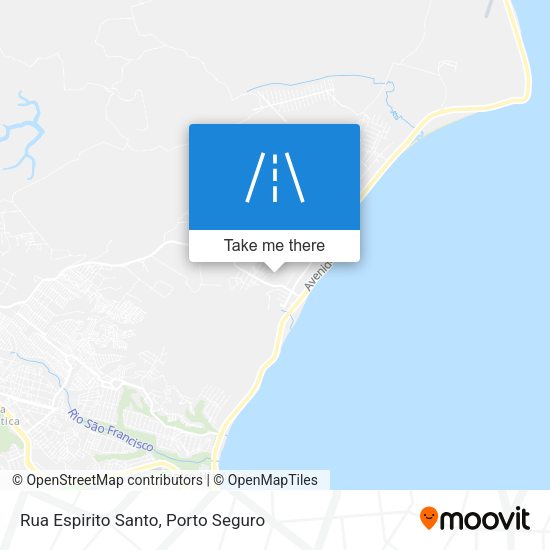 Rua Espirito Santo map