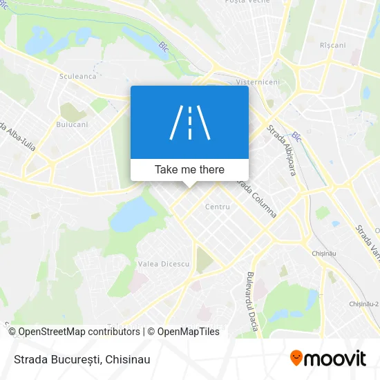 Карта Strada București