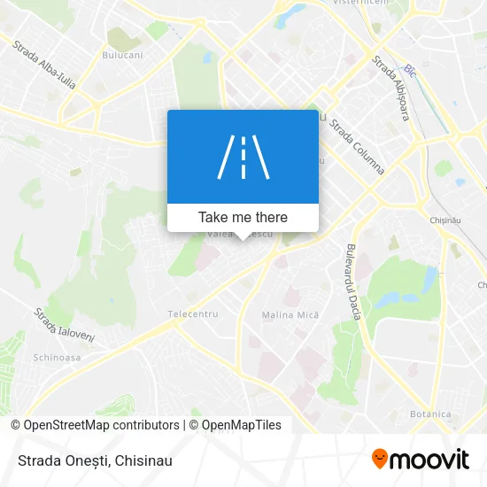 Карта Strada Onești