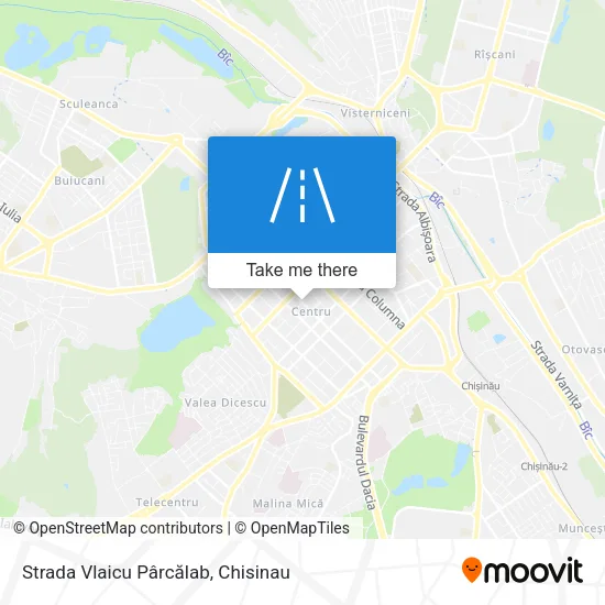 Карта Strada Vlaicu Pârcălab