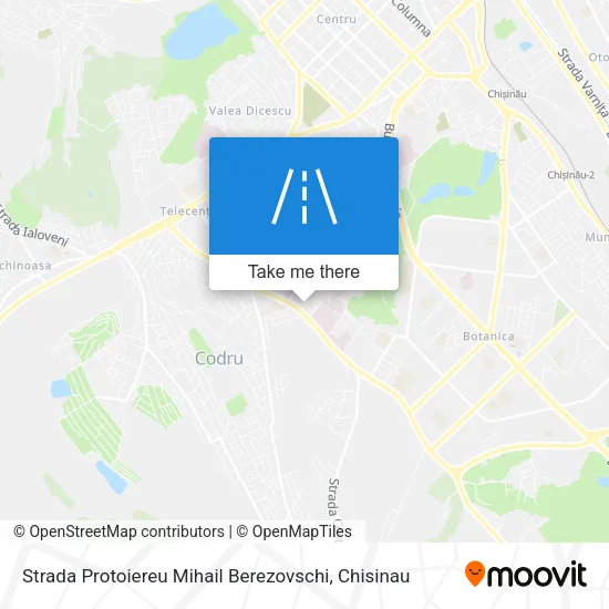 Карта Strada Protoiereu Mihail Berezovschi