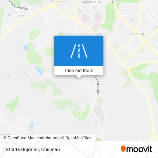 Карта Strada Bujorilor