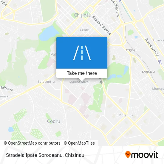 Карта Stradela Ipate Soroceanu