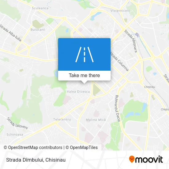 Карта Strada Dîmbului