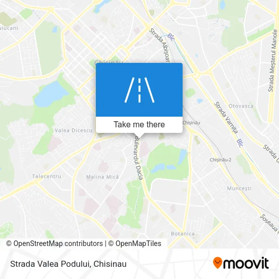 Карта Strada Valea Podului