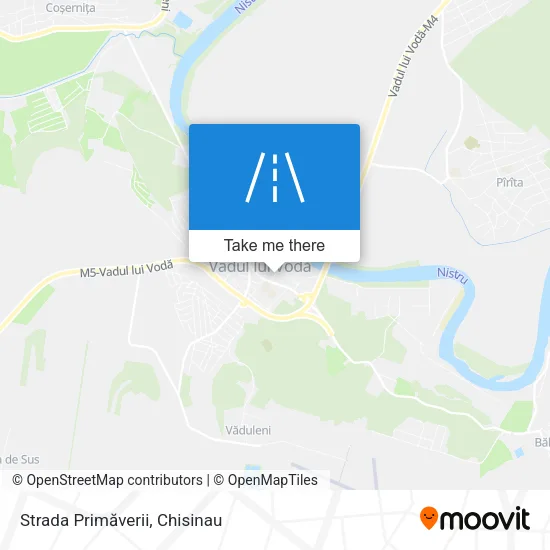 Карта Strada Primăverii