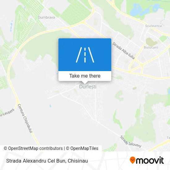 Карта Strada Alexandru Cel Bun