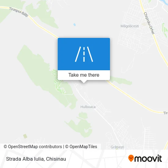 Карта Strada Alba Iulia