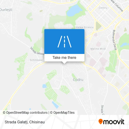 Карта Strada Galați