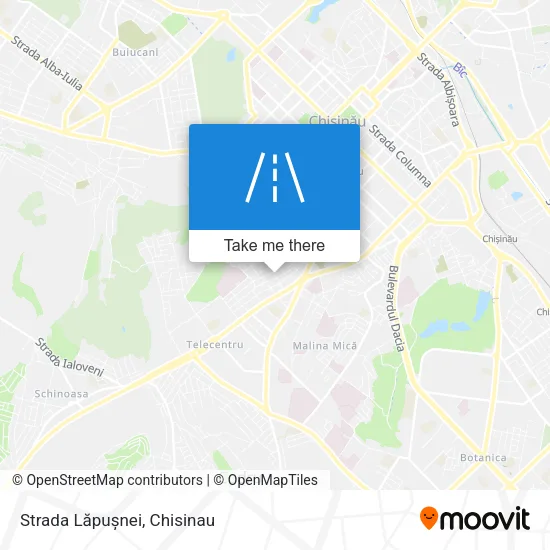 Карта Strada Lăpușnei