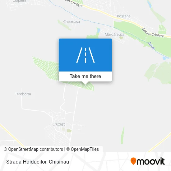 Карта Strada Haiducilor